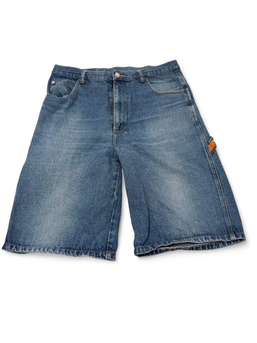Vintage Y2K Kenpo Denim Shorts Jorts Mens 34 Summer Grunge Skater Utility